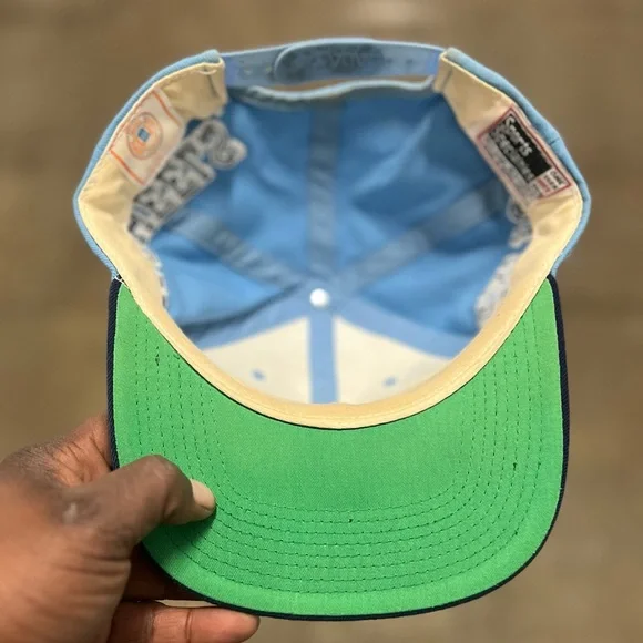 Blue and Navy Cap with Logo - Picture 4 of 4